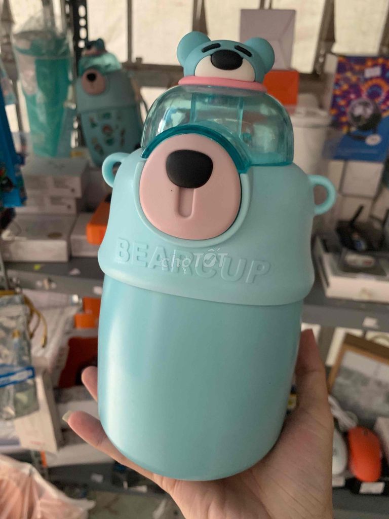 Bình giữ nhiệt Bearcup Xanh ngọc. Mua bán Dụng cụ nhà bếp tại Quận Liên Chiểu Đà Nẵng được đăng bởi Shop thanh lý phụ kiện hình 1