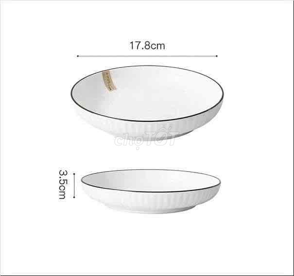 Đĩa gốm sứ 7.0 inch. Mua bán Dụng cụ nhà bếp tại Thành phố Hà Tĩnh Hà Tĩnh được đăng bởi Đại Lý Quang Trung hình 1