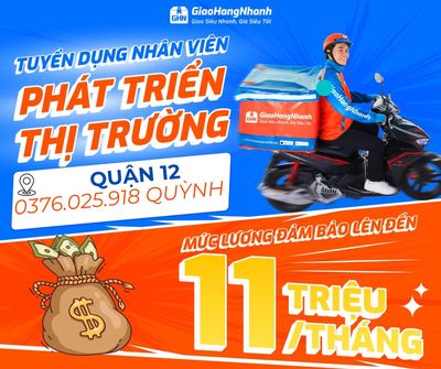 Thạnh Lộc - Thạnh Xuân Cần Tuyển Shipper Q12