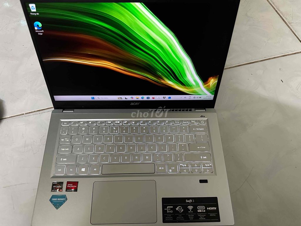 Acer Swift 3 SF314-43 Ryzen 5 16GB. Mua bán Laptop tại Quận Bình Thạnh Tp Hồ Chí Minh được đăng bởi Hải hình 1