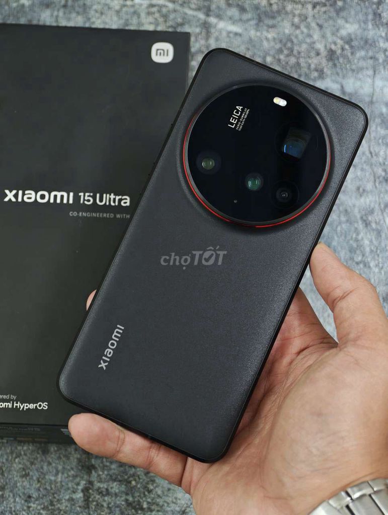 Xiaomi 15 Ultra 5G Đen 256GB. Mua bán Điện thoại tại Quận Thanh Khê Đà Nẵng được đăng bởi Tú MB hình 1
