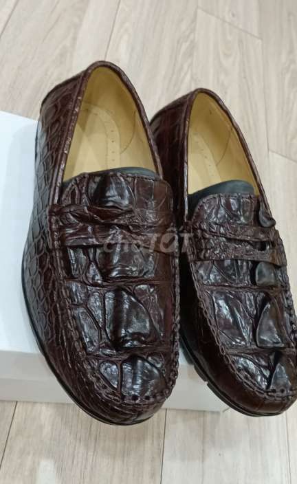 GIÀY CÁ SẤU THẬT 100% SIZE 42 MỚI 100% CHƯA XÀI