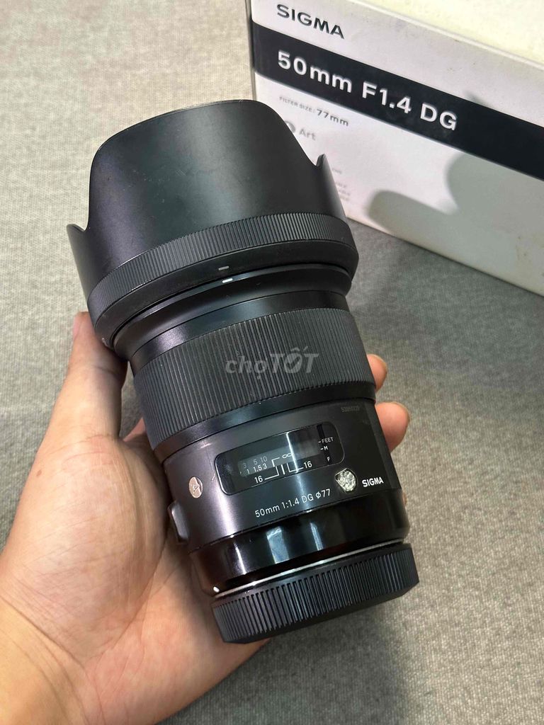 Sigma 50mm F1.4 Art Fullbox (Canon EF). Mua bán Máy ảnh, Máy quay tại Quận Hải Châu Đà Nẵng được đăng bởi Tiến Đạt hình 1