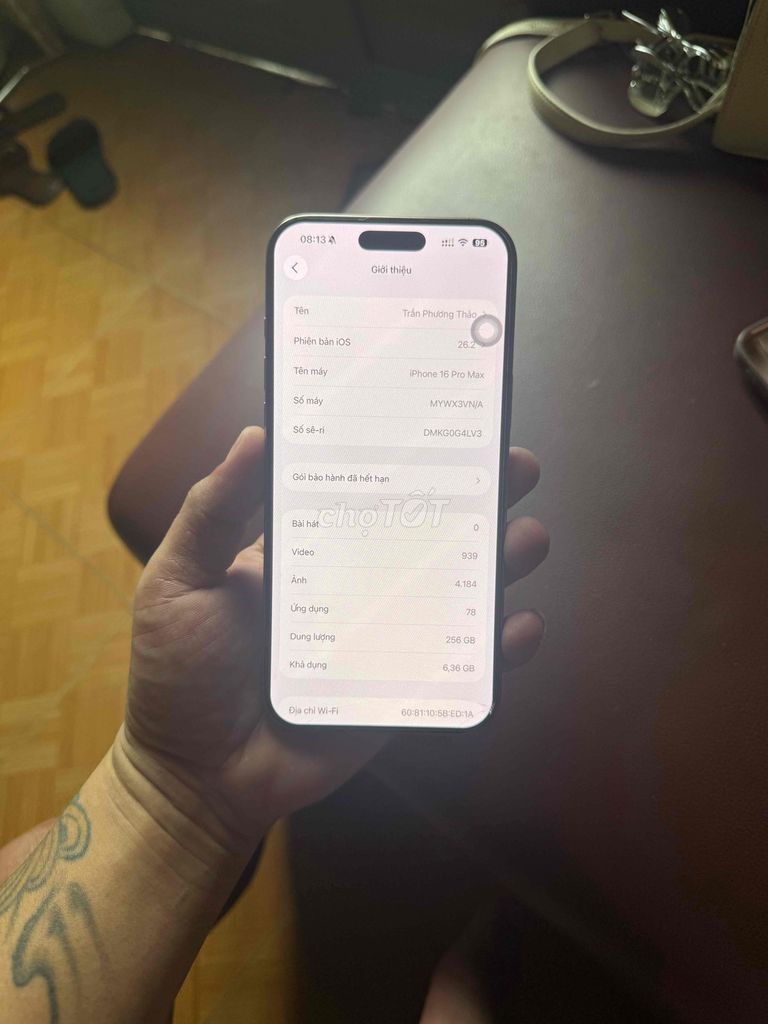 Apple iPhone 16 Pro Max 256GB Vàng. Mua bán Điện thoại tại Thành phố Vũng Tàu Bà Rịa - Vũng Tàu được đăng bởi Voi con bé nhỏ hình 1