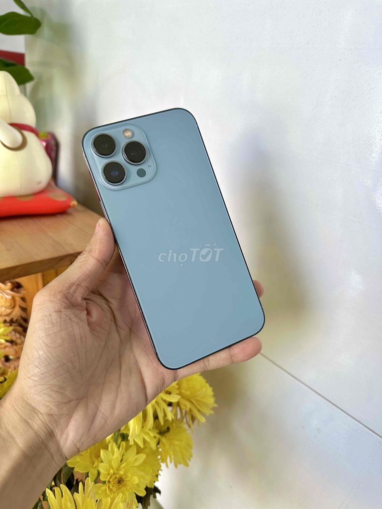 Apple iPhone 13 Pro Max 128GB Xanh dương. Mua bán Điện thoại tại Thành phố Long Xuyên An Giang được đăng bởi phong LX  hình 1