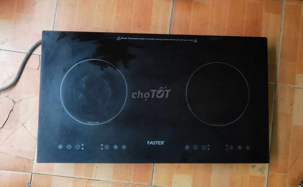 Bếp từ đôi Faster Đen. Mua bán Bếp, lò, đồ điện nhà bếp tại Quận Long Biên Hà Nội được đăng bởi Phạm Hưng  hình 1