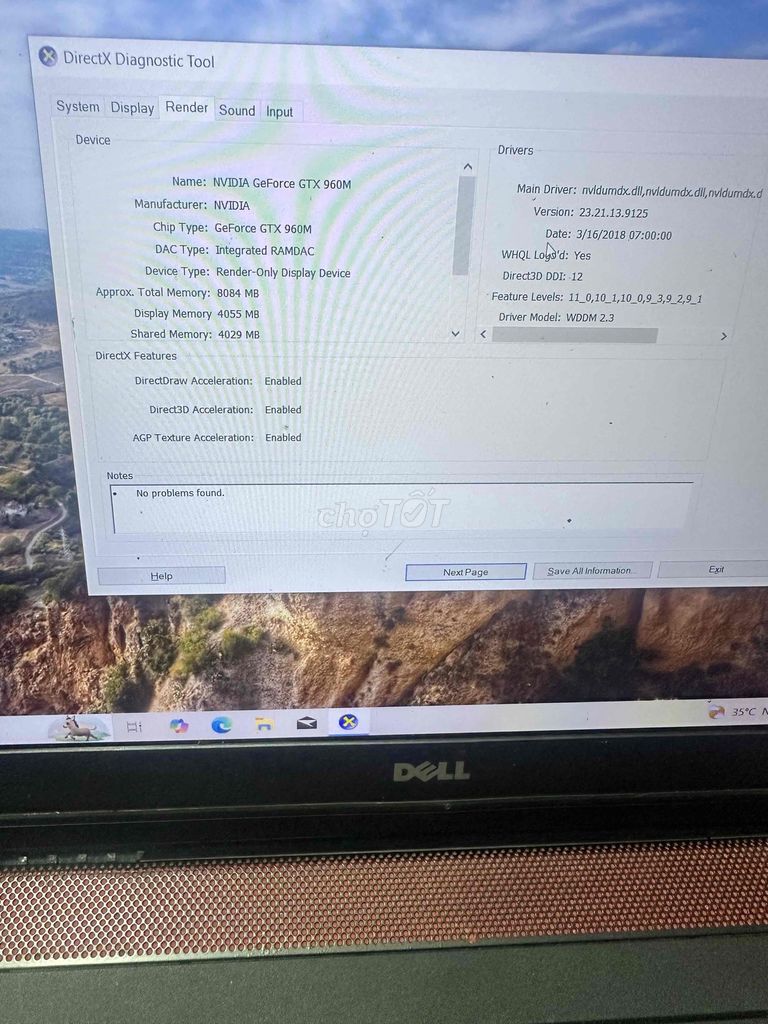 Dell Inspiron 7559 i7-6700HQ 8GB/120GB VGA 960m. Mua bán Laptop tại Quận 12 Tp Hồ Chí Minh được đăng bởi Hoàng hình 1