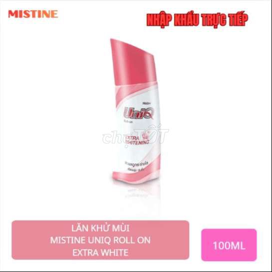 Lăn khử mùi Mistine Uniq Roll On Extra White. Mua bán Nước hoa tại Thành phố Thuận An Bình Dương được đăng bởi Nhã Phương hình 1
