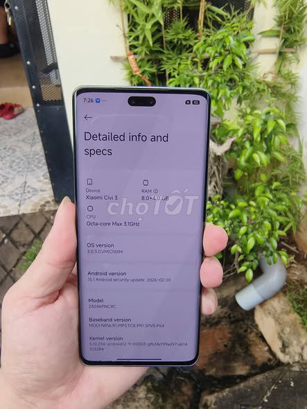Xiaomi Mi Civi 3 256GB Đã sử dụng. Mua bán Điện thoại tại Quận 1 Tp Hồ Chí Minh được đăng bởi Hội Đồ Điện Tử hình 1