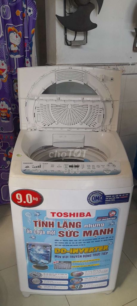 Bán máy giặt Toshiba 9kg inverter,bh 4 tháng