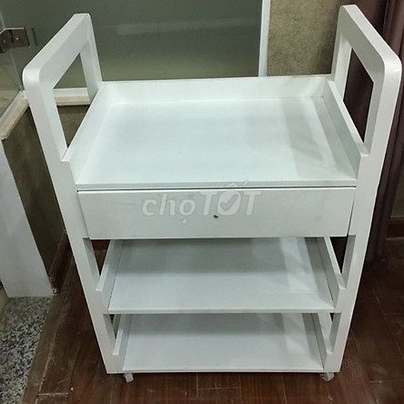 Xe đẩy gỗ màu trắng. Mua bán Đồ chuyên dụng, Giống nuôi trồng tại Quận 10 Tp Hồ Chí Minh được đăng bởi duongtanngoc hình 1