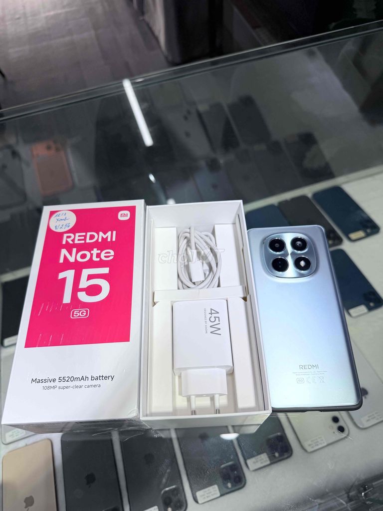 Redmi note 15 5G zin đẹp full box bán hay gl đt. Mua bán Điện thoại tại Thành phố Biên Hòa Đồng Nai được đăng bởi HUNG  hình 1
