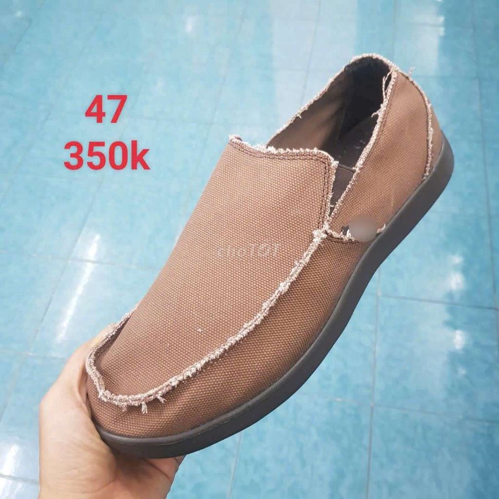 Giày lười nam vải size 47. Mua bán Giày dép tại Quận 10 Tp Hồ Chí Minh được đăng bởi Đỗ Văn Tuấn  hình 1