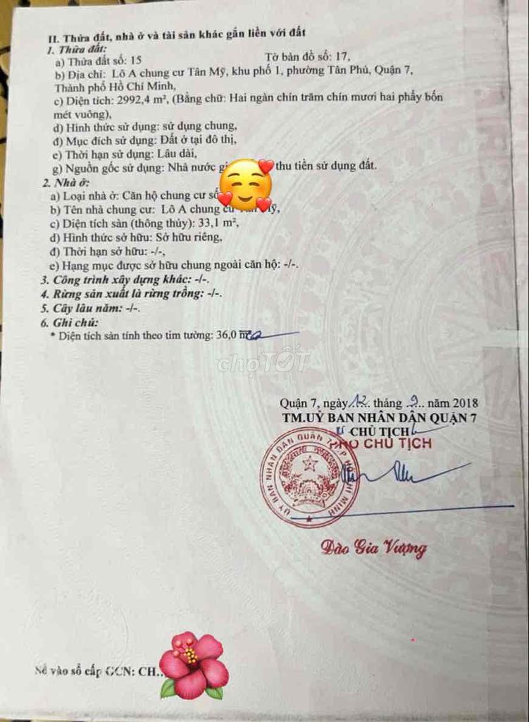 Bán căn 1PN chung cư Tân Mỹ - Phường Tân Mỹ. Mua bán căn hộ/chung cư tại Quận 7 Tp Hồ Chí Minh được đăng bởi Hồng Trang hình 1