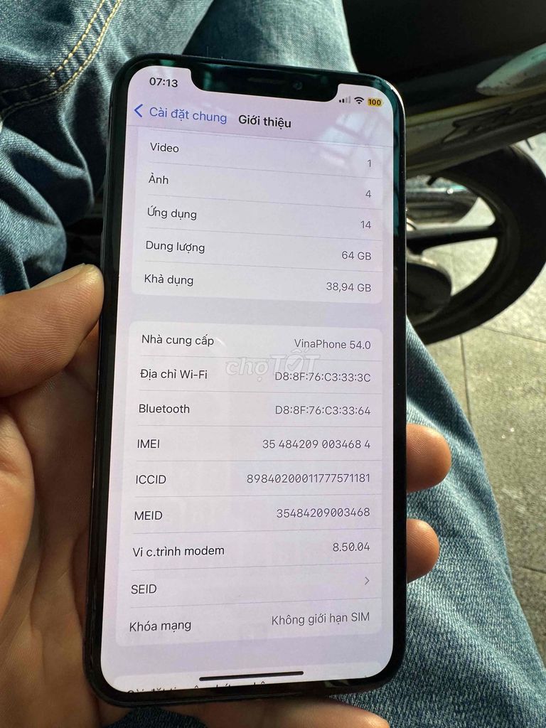 Apple iPhone X 64GB Đen Đã qua sử dụng. Mua bán Điện thoại tại Quận Bình Thạnh Tp Hồ Chí Minh được đăng bởi nguyễn hình 1