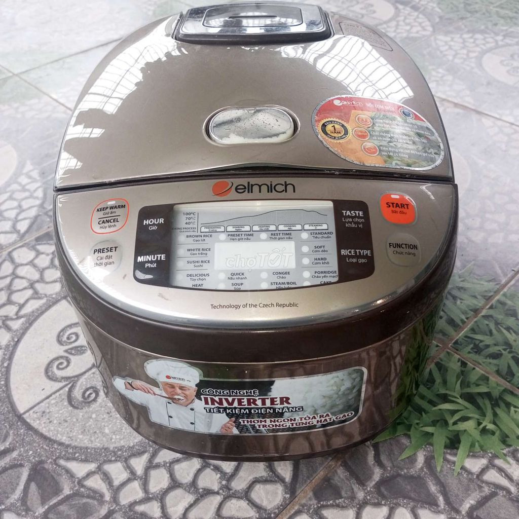 Nồi cơm điện Elmich RCE-0895 Nâu. Mua bán Bếp, lò, đồ điện nhà bếp tại Thị xã Sơn Tây Hà Nội được đăng bởi A Chính hình 1