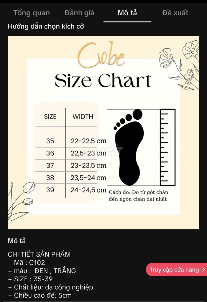 Giày mary jane da bóng Nữ (sz 38). Mua bán Giày dép tại Quận Gò Vấp Tp Hồ Chí Minh được đăng bởi Lâm Thanh Thảo  hình 6