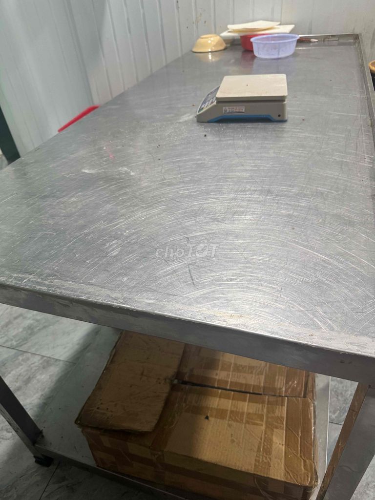 Bàn bếp Inox 1m8x80cm. Mua bán Bàn ghế tại Quận Bình Tân Tp Hồ Chí Minh được đăng bởi Tuan Hay Nói hình 1