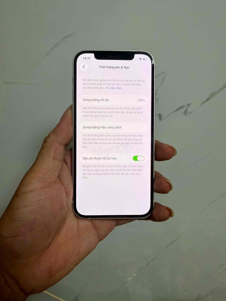 Apple iPhone 12 64GB Trắng Cận 99% zin áp. Mua bán Điện thoại tại Quận 6 Tp Hồ Chí Minh được đăng bởi Chuyên mua bán điện thoại laptop hình 1