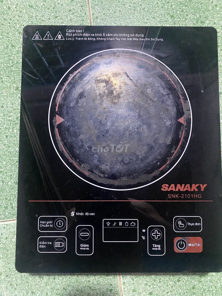Bếp điện từ Sanaky SNK-2101HG Đen. Mua bán Bếp, lò, đồ điện nhà bếp tại Huyện Long Hồ Vĩnh Long được đăng bởi Bang bui hình 1