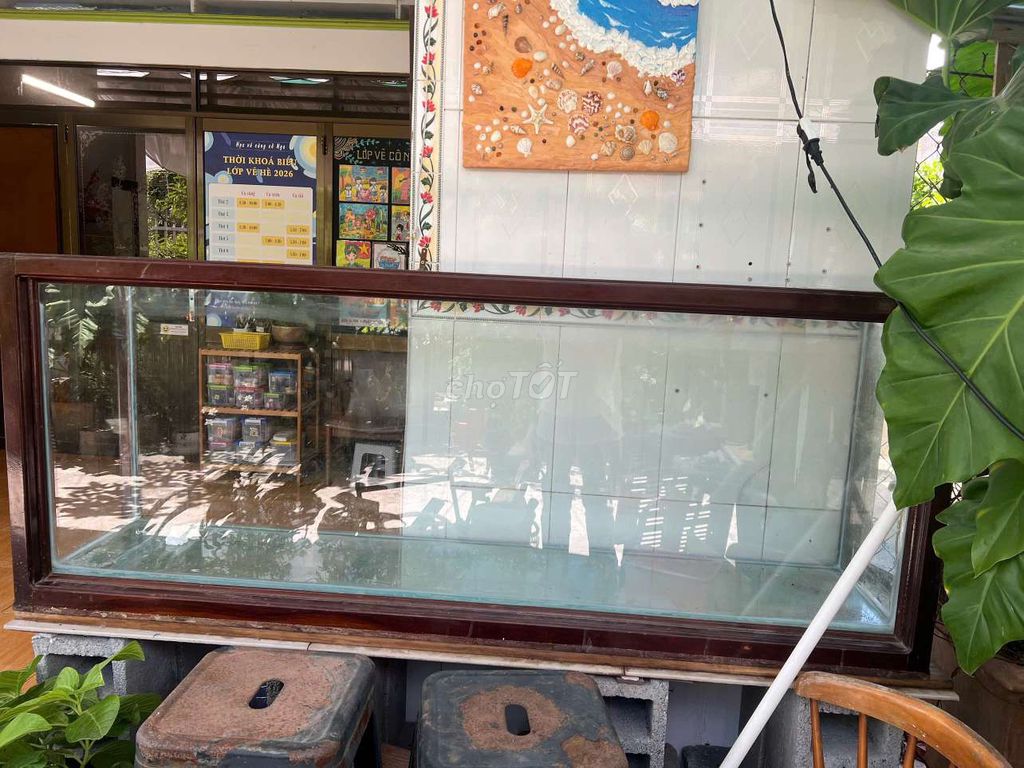Hồ cá Kính Gỗ 167x32x62 cm . Mua bán Phụ kiện, Thức ăn, Dịch vụ tại Huyện Bến Lức Long An được đăng bởi Sang Nguyễn hình 1
