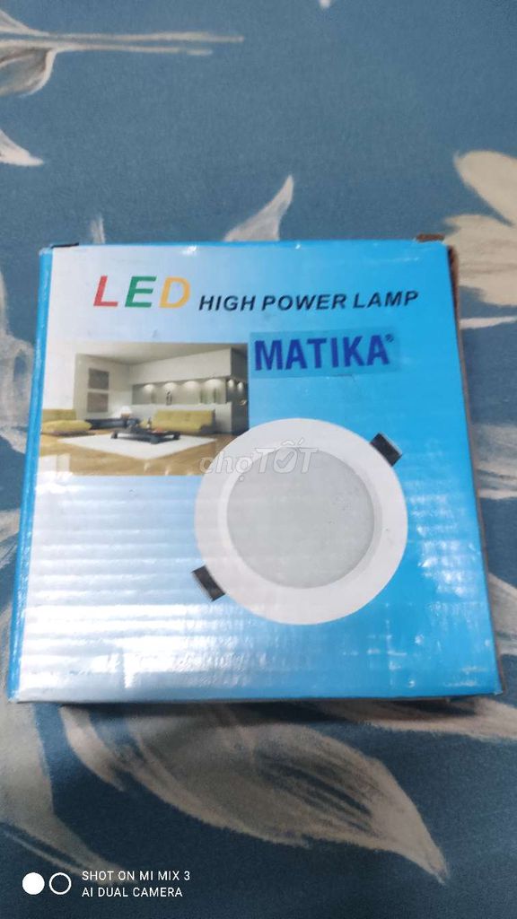 Đèn âm trần Matika 5W ánh sáng trắng. Mua bán Đèn tại Quận 1 Tp Hồ Chí Minh được đăng bởi Toàn Châu hình 1