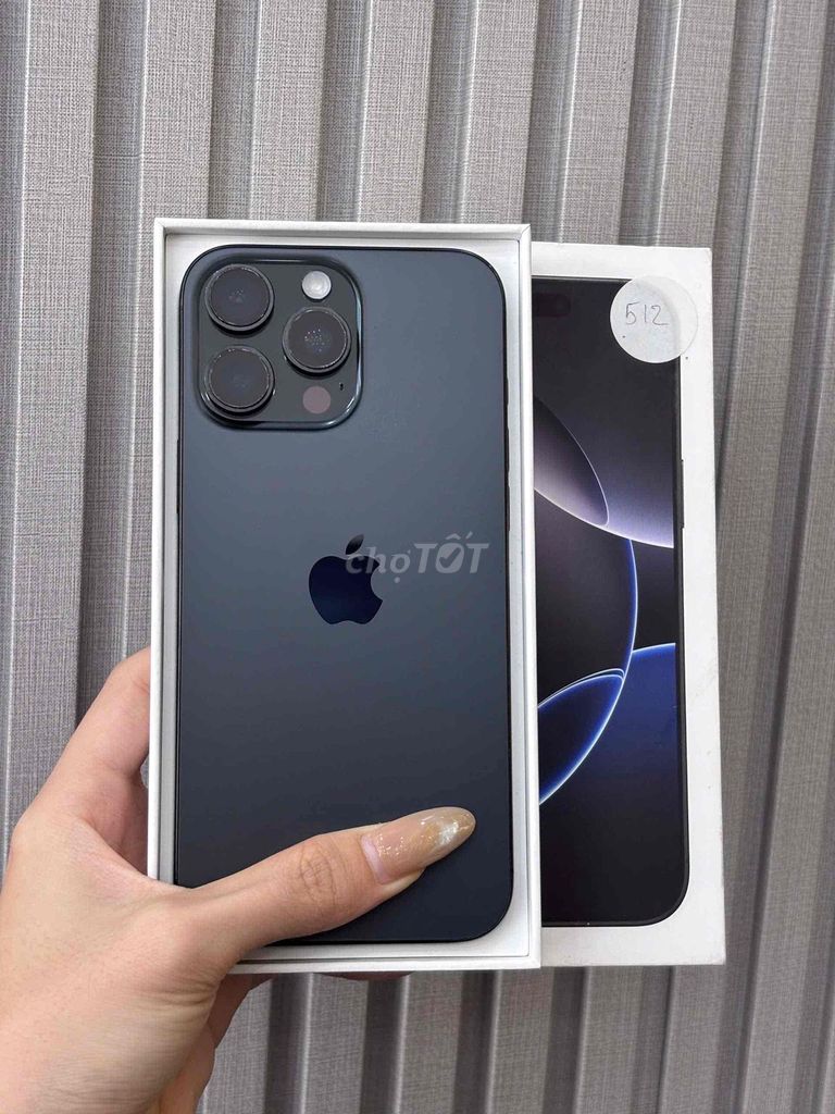 16 Pro Max 512GB Đen VN Pin 90 Fullbox đẹp 98% 928. Mua bán Điện thoại tại Quận Ninh Kiều Cần Thơ được đăng bởi Quý Mobile Cần thơ hình 1