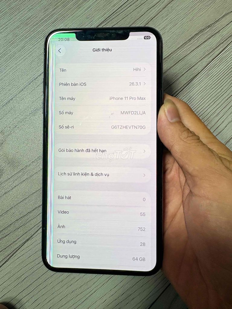 iPhone 11 Pro Max 64GB Xanh Lá, Bản Quốc Tế. Mua bán Điện thoại tại Quận 3 Tp Hồ Chí Minh được đăng bởi giá lái hình 1
