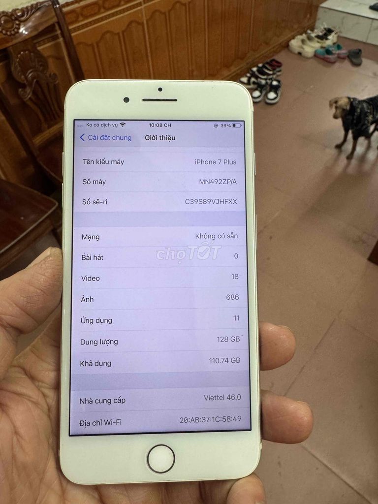 iphone 7 plus 128G quốc tế .