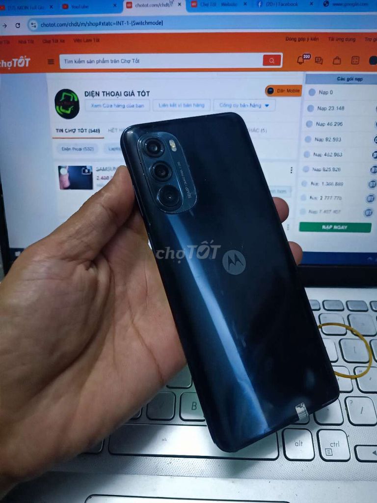 MOTOROLA G STYLUS 5G 4GB.128GB PIN 5000 SNAP 695G. Mua bán Điện thoại tại Quận Bình Thạnh Tp Hồ Chí Minh được đăng bởi Dân Mobile hình 1
