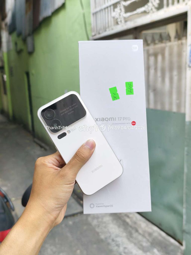 Xiaomi 17 Pro Trắng 16/512 fullbox ROM gốc. Mua bán Điện thoại tại Quận Gò Vấp Tp Hồ Chí Minh được đăng bởi Thanh Tri hình 1