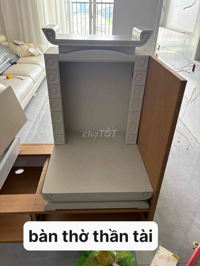 Bàn thờ Thần Tài Gỗ. Mua bán Nội thất, đồ gia dụng khác tại Quận Bình Tân Tp Hồ Chí Minh được đăng bởi DC 268 hình 1