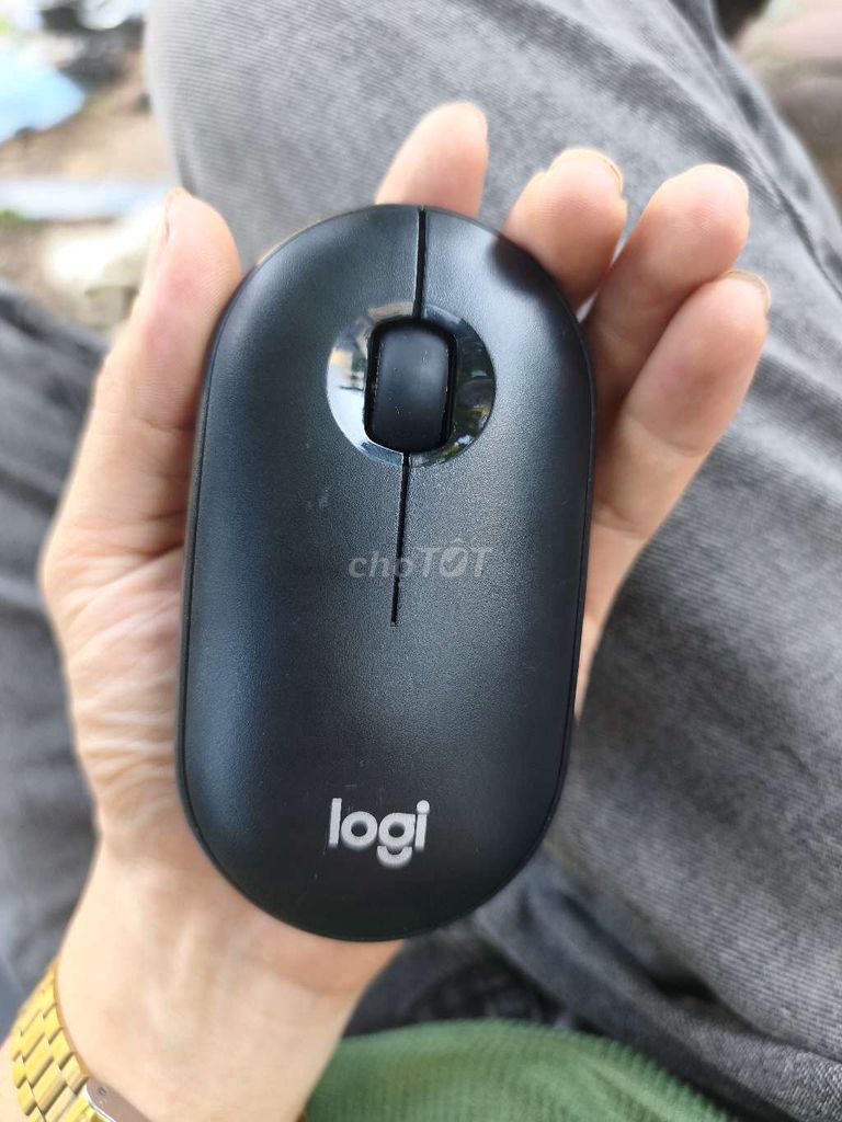 Chuột Logitech Pebble Mouse Bluetooth Đen. Mua bán Phụ kiện (Màn hình, Chuột...) tại Quận Hoàng Mai Hà Nội được đăng bởi Bích Liên hình 1