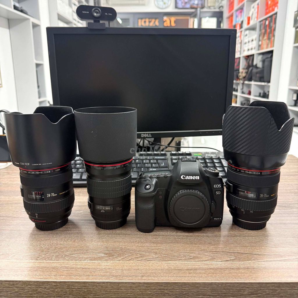 Canon 5D2 markII &135F2.0L &28-70F2.8L &24-70F2.8L. Mua bán Máy ảnh, Máy quay tại Quận Thanh Xuân Hà Nội được đăng bởi Máy Ảnh Nguyễn Cường hình 1