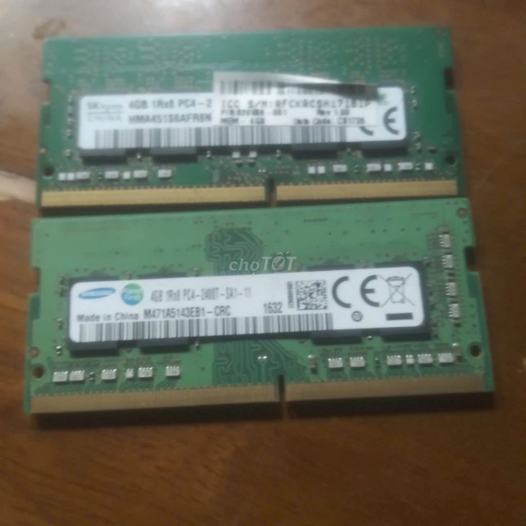 RAM laptop DDR4 4GB zin tháo máy. Mua bán Linh kiện (RAM, Card...) tại Huyện Hóc Môn Tp Hồ Chí Minh được đăng bởi Thanh Bình hình 1
