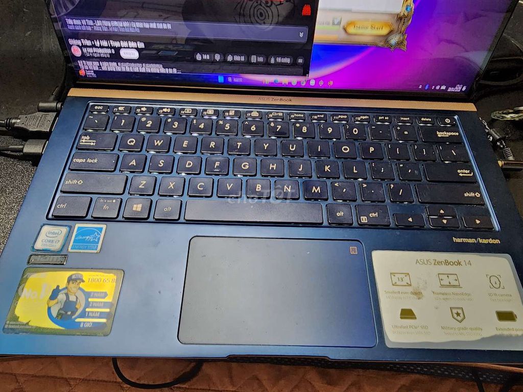 ASUS ZenBook 14 i7 8GB/512GB SSD. Mua bán Laptop tại Quận 7 Tp Hồ Chí Minh được đăng bởi Sa Mạc Tìm Em hình 1