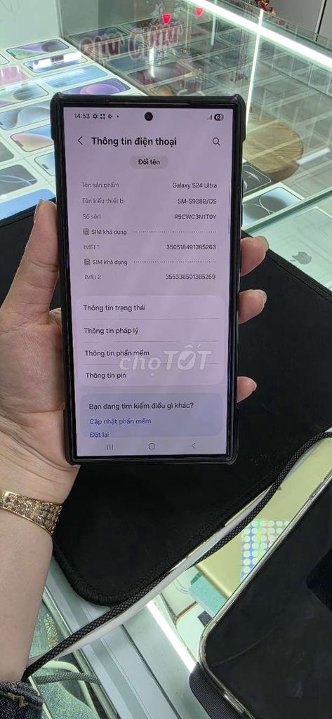 Samsung Galaxy S24 Ultra 256GB Việt Nam. Mua bán Điện thoại tại Thành phố Phan Rang-Tháp Chàm Ninh Thuận được đăng bởi Phuc Nguyen hình 1