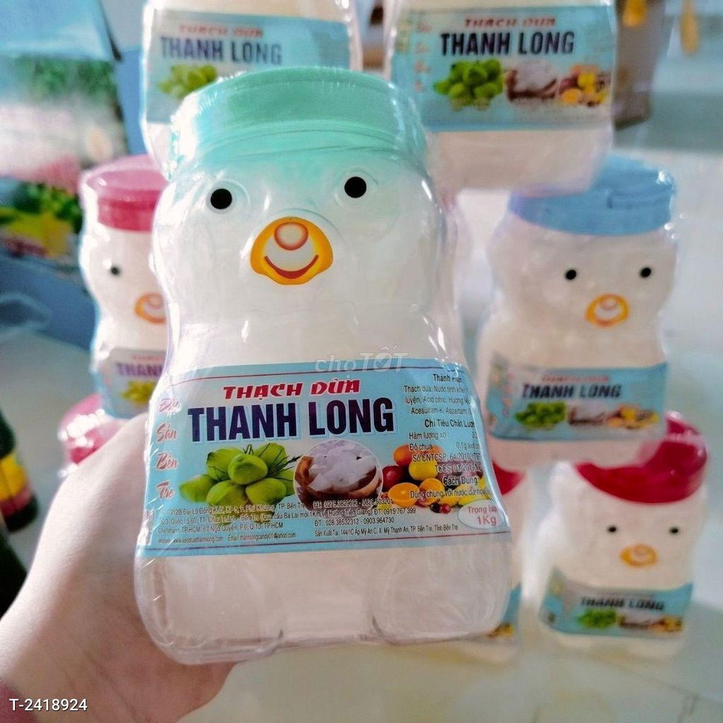 THẠCH DỪA THANH LONG BẾN TRE HỦ GẤU 1KG TTS. Mua bán Đồ ăn, thực phẩm và các loại khác tại Huyện Thạnh Phú Bến Tre được đăng bởi Siêu thị Anh Tú 88 hình 1