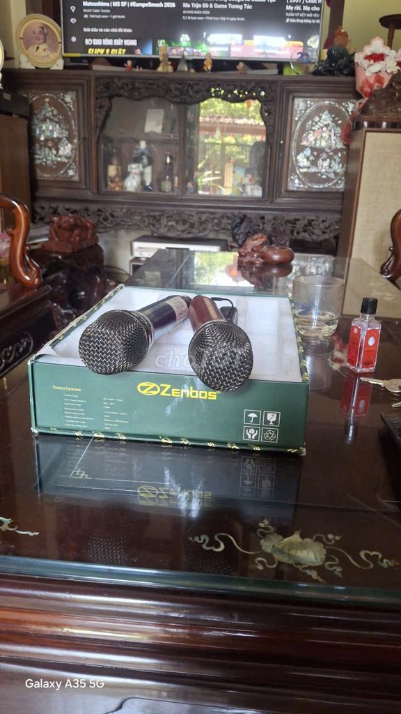Micro Zenbos Đen Âm thanh rõ ràng Karaoke. Mua bán Tivi, Âm thanh tại Thành phố Nam Định Nam Định được đăng bởi Tên chưa cung cấp hình 1