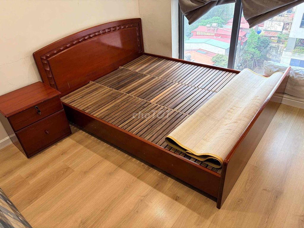 Giường ngủ Hoàng Anh Gia Lai Gỗ Nâu. Mua bán Giường, chăn ga gối nệm tại Quận Cầu Giấy Hà Nội được đăng bởi nguyễn mạnh tùng hình 1