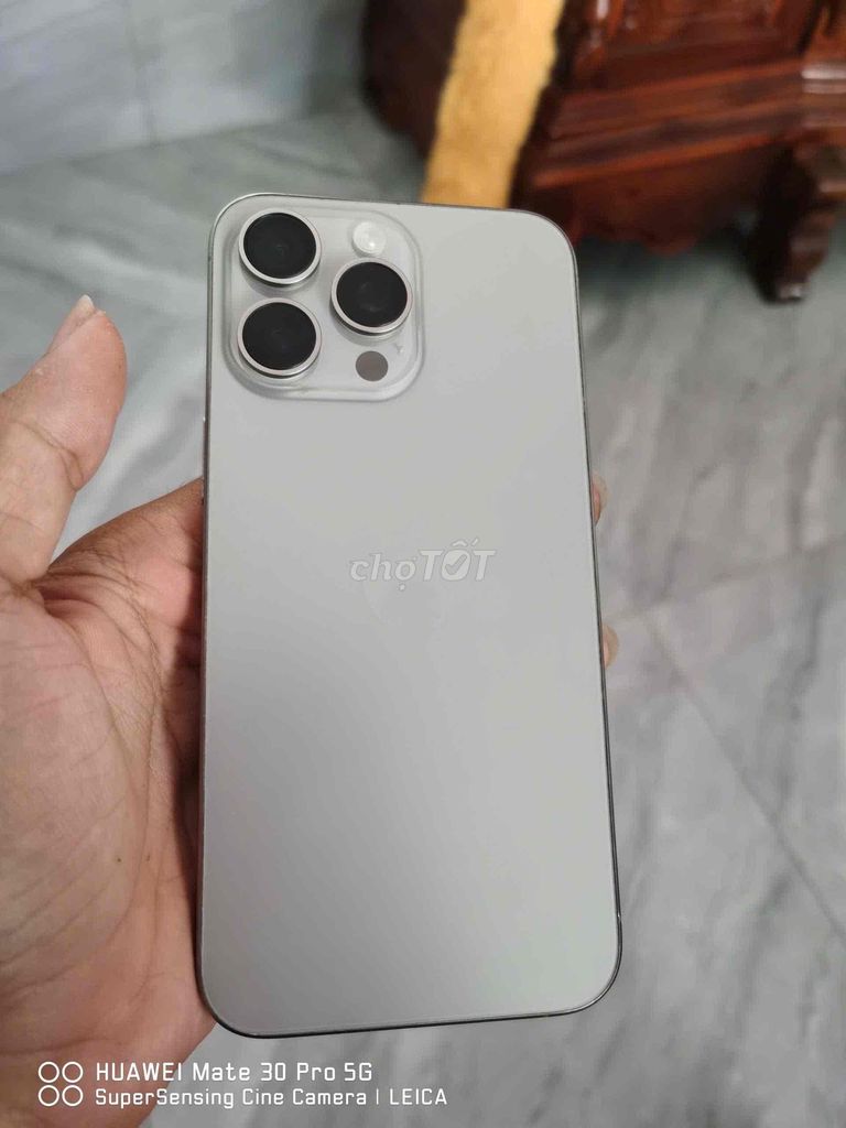 Apple iPhone 15 Pro Max 256GB Bạc Đã sử dụng. Mua bán Điện thoại tại Huyện Phong Điền Cần Thơ được đăng bởi Trọng Nguyễn hình 1