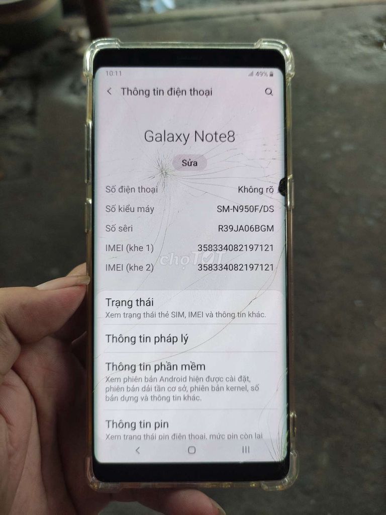 Samsung Galaxy Note 8 64GB Đen. Mua bán Điện thoại tại Quận Tân Phú Tp Hồ Chí Minh được đăng bởi phạm văn hình 1