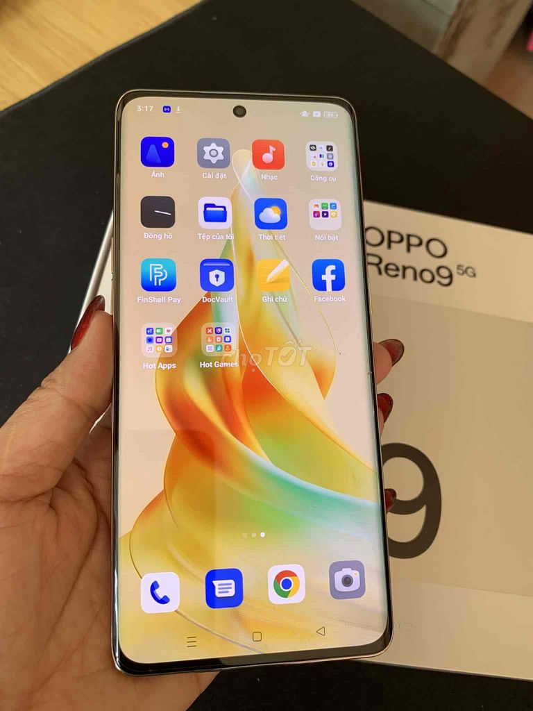 OPPO Reno9 5G ram 12/256gb Mới Zin Full box. Mua bán Điện thoại tại Quận Tân Phú Tp Hồ Chí Minh được đăng bởi Di Động Giá Gốc hình 1
