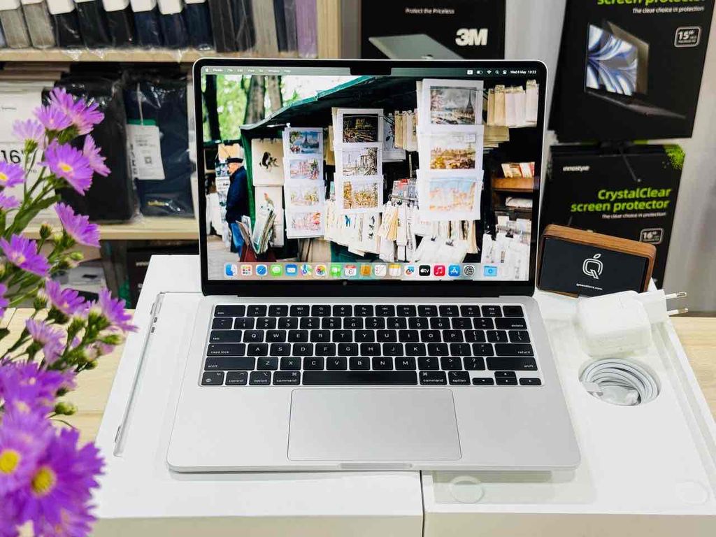 MB Air 13” M2 8GB/256GB - Pin 100%, Giá Siêu Tốt. Mua bán Laptop tại Quận 3 Tp Hồ Chí Minh được đăng bởi QMac Store hình 1