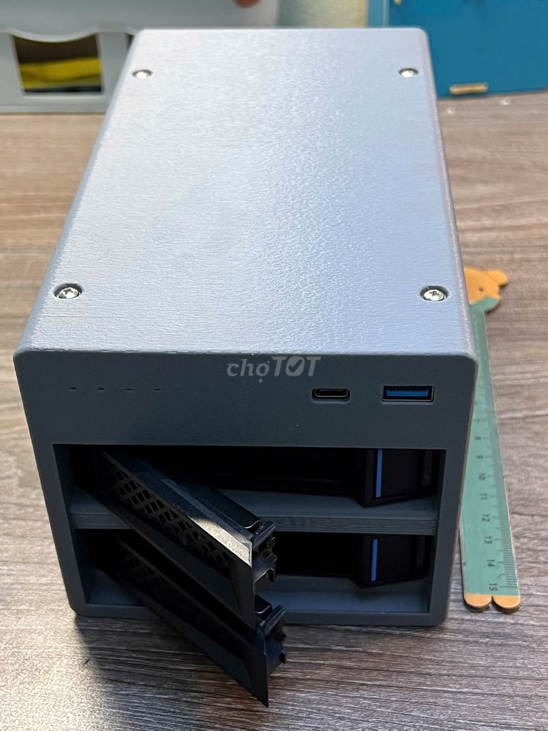 NAS 2 BAY MINI RTD1296 Xám. Mua bán Máy tính để bàn tại Quận Hai Bà Trưng Hà Nội được đăng bởi CanhCanh hình 1