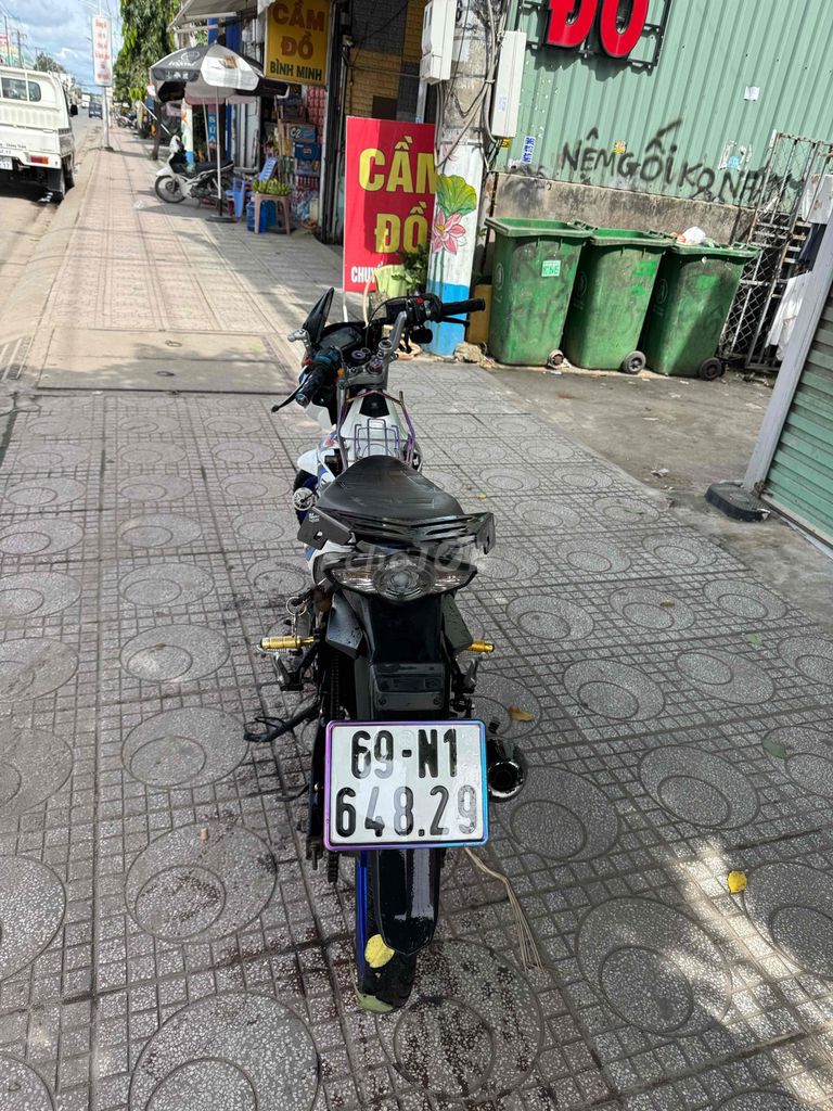 Suzuki Raider Fi 2020 Trắng xanh. Mua bán Xe máy tại Thành phố Thuận An Bình Dương được đăng bởi Ngân hình 4