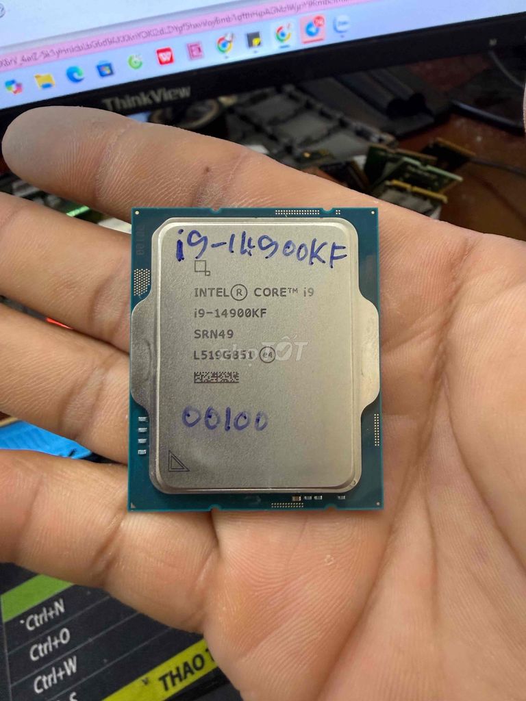 CPU Intel Core i9-14900KF Mới. Mua bán Linh kiện (RAM, Card...) tại Quận Tân Bình Tp Hồ Chí Minh được đăng bởi Nguyễn Hoàng Nhã  hình 1