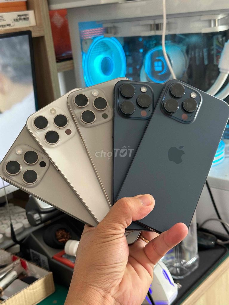 Apple iPhone 15 Pro Max 512GB Xám, Xanh đã sử dụng. Mua bán Điện thoại tại Quận Cái Răng Cần Thơ được đăng bởi Nguyễn Đức Anh hình 1