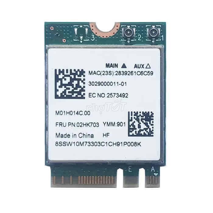 Card wifi RTL8822ce & AC8265