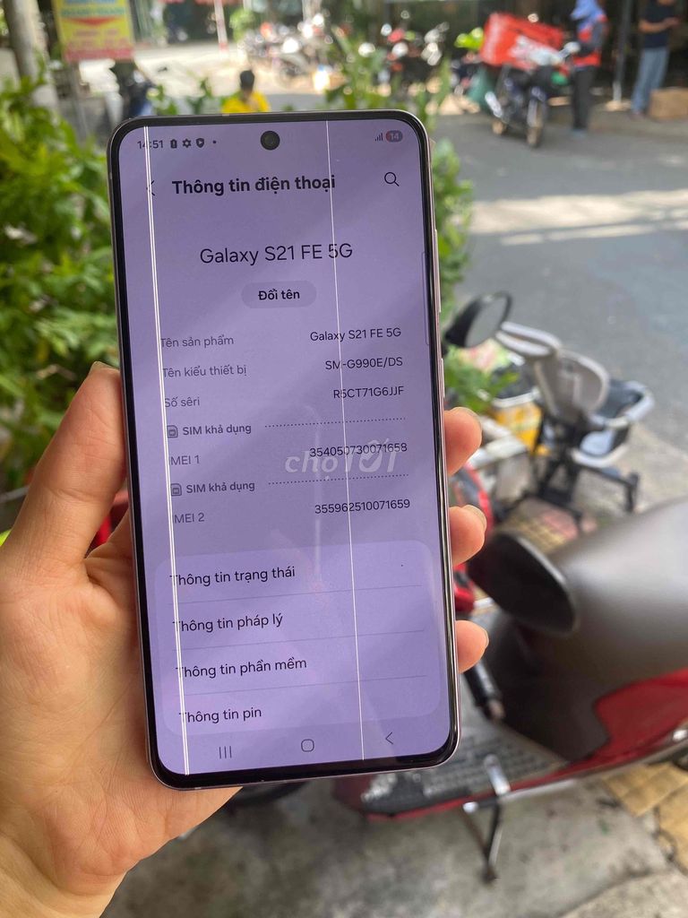 Samsung Galaxy S21 FE 5G 256GB Tím. Mua bán Điện thoại tại Quận Tân Phú Tp Hồ Chí Minh được đăng bởi Minh Khang Sài gòn MoBILE hình 1